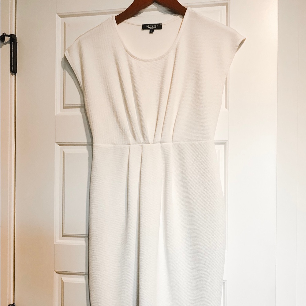 White maternity dress